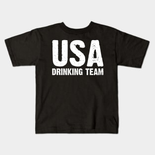 USA Drinking Team v2 Kids T-Shirt